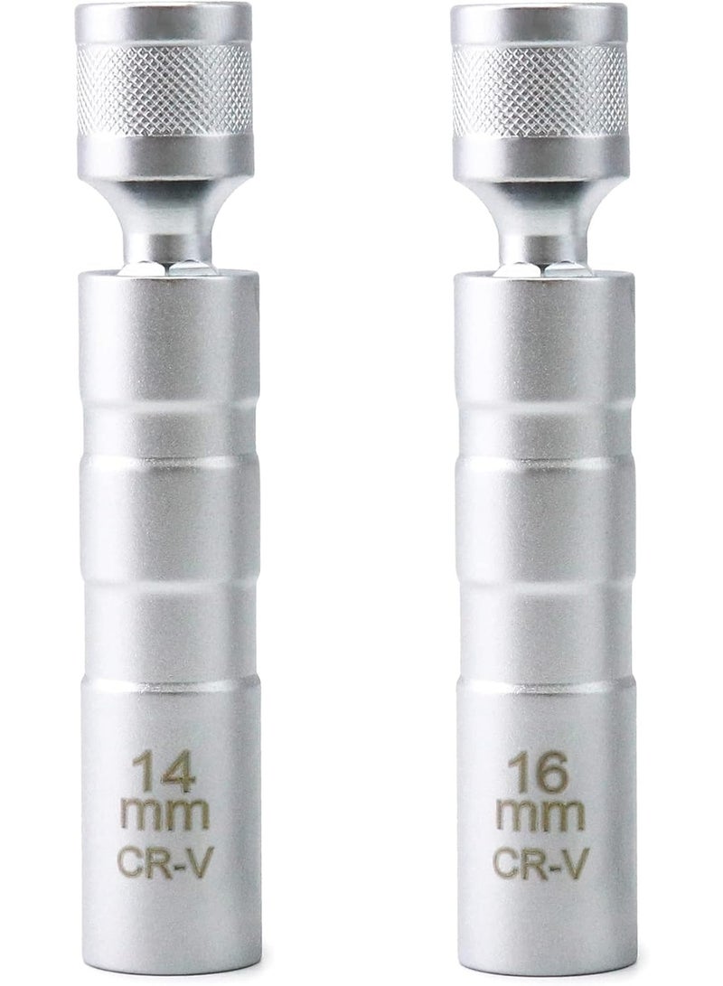 Magnetic rotating spark plug socket, standard spark plug socket disassembly tool, can rotate 360 degrees for maximum flexibility - Image 2